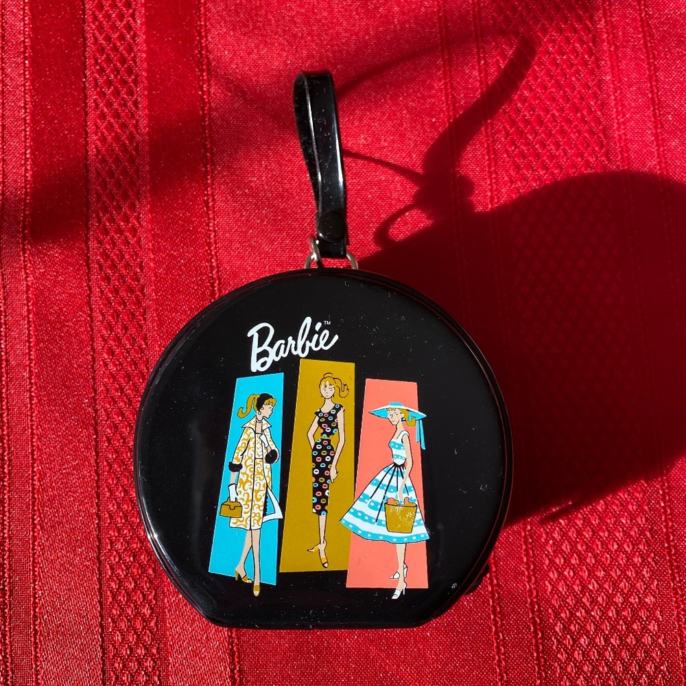 Mattel/Hallmark Barbie round suitcase ornament